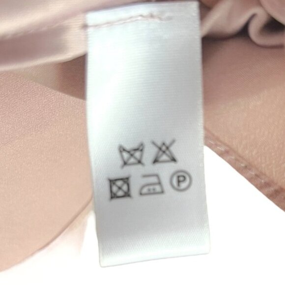 BHLDN Hitherto Sydney Wrap Dress Size 6 Mauve Pink Cap Sleeve Bridesmaids - Picture 14 of 15